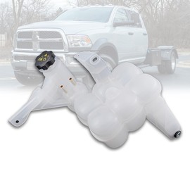 LEVANLIGHT Engine Coolant Reservoir Tank with Cap & Sensor Compatible with 2013-2018 Ram 2500, 2013-2018 Ram 3500, 2013-2018 Ram 4500, 2013-2018 Ram 5500 L6 6.7L Replaces # 603-839 68166475AC