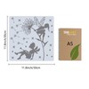 GORGECRAFT 11.8 Inch Fairy Stencil Plastic Drawing Stencils Reusable Painting