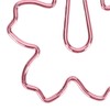 100pcs Sakura Shape Paper Clips Increased Slip Resistance Plating Process