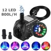 Unbranded 15W Submersible Water Pump W/ 12 LED Light For