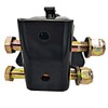 NBJINGYI Adjustable Trailer Coupler 2 in 8000LBS Capacity,Channel-Mount Coupler BlackE-Coat