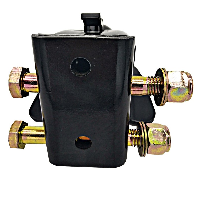 NBJINGYI Adjustable Trailer Coupler 2 in 8000LBS Capacity,Channel-Mount Coupler BlackE-Coat