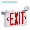 TORCHSTAR Red LED Exit Sign with Emergency Lights, UL 924,