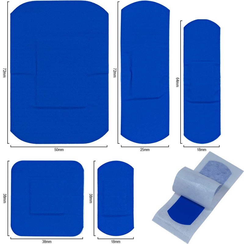 HypaPlast Blue Catering Plasters Assorted Pack