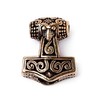 Battle-Merchant Viking Beard Bead and Pendant Thor's Hammer Made of