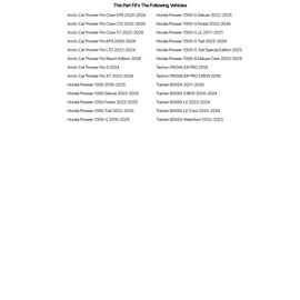 Tusk Wheel Bearing Greaser Front/Rear For HONDA Pioneer 1000-5 LE 2017-2021