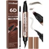 Eyebrow Pen for Women & Men, Natural Hair-Like Brows, Black