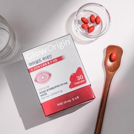 Gloorigin Eyeshield Lutein 20mg, Vitamin E 11mg eye health supplement 30 capsules, 1 piece / 글로오리진 아이실드 루테인 20mg, 비타민E 11mg 눈건강영양제 30캡슐, 1개