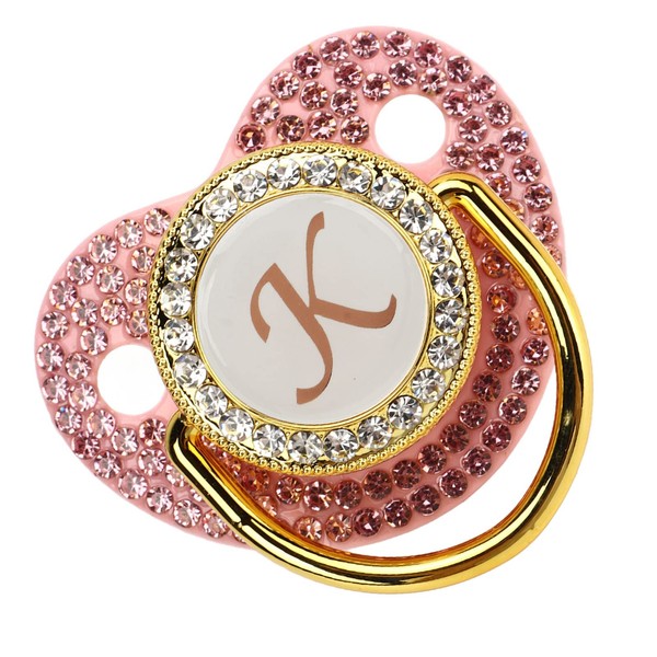 Chupete de bebé Dorado, 26 Letras Juego de Clip de