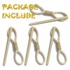 Curtain Holdbacks Boho Tiebacks for Drapes, Farmhouse Jute Rope Cotton
