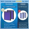 2 Pack HY4866 Replacement Filters for MORENTO/WESTHEY HY4866 Air Purifier