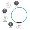 USB Rechargeable Adjustable DIY Cutting LED Dog Bite Resistant Collar