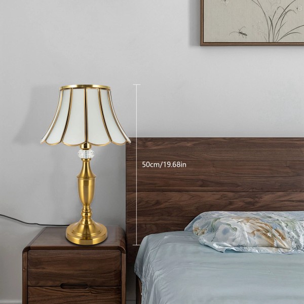 40W Elegant Desk Lamp Bedroom Table Lamp Bedside Reading Desk