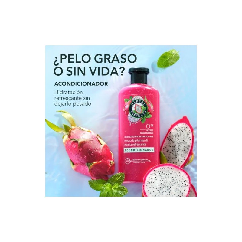 Herbal Essences Acondicionador Hidratación Refrescante 400 ml