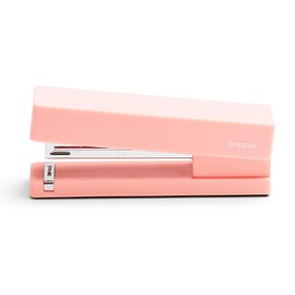 Poppin Stapler - The Original Modern Desk Stapler, Office Supplies, Office Desk Accessories, Lacquer Design, Solid Steel Anvil, Multiple Colors Available (Blush Pink)