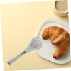 2PCS Stainless Steel Shell Clip Bread Tongs, Food Serving Utensils
