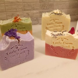 Homemade Organic Handmade Soap  Set of 4 natural Ingredients