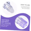 PACKOVE 10Pcs Refillable Roll Bottles for Lip Oil Plastic Containers