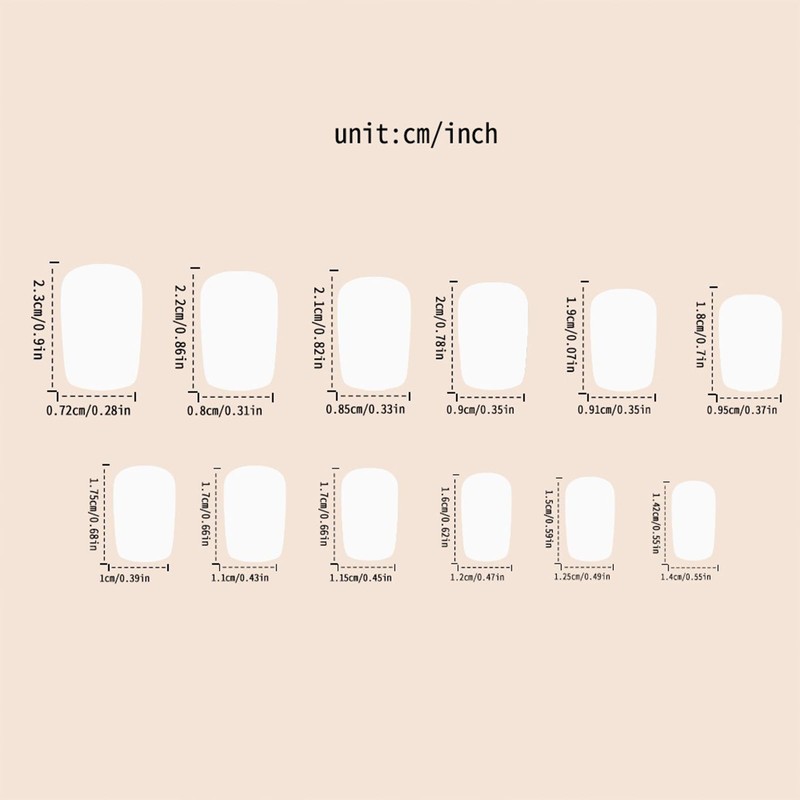 Short Press on Nails Cute Leopard Print Fake Nails Nude