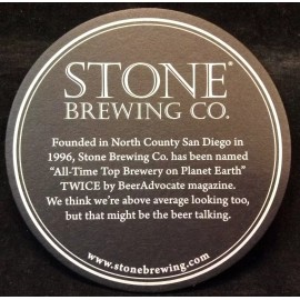 5 Stone Brewing Co Company Beer Coaster Bar Brewery Lot Gargoyle San Diego