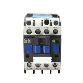LDEXIN AC Contactor CJX2-0910 Bobina 110V 9A 50/60Hz 3 fases 1NO (normalmente abierto) Contactor del motor