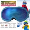 OUTDOORSPARTA Kids Ski Goggles Kids Snowboarding Goggles for Boys Girls