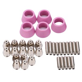 Plasma Cutting Torch Consumables Kit Electrode Contact Tip Ceramics Nozzle for AG60/SG5535pcs