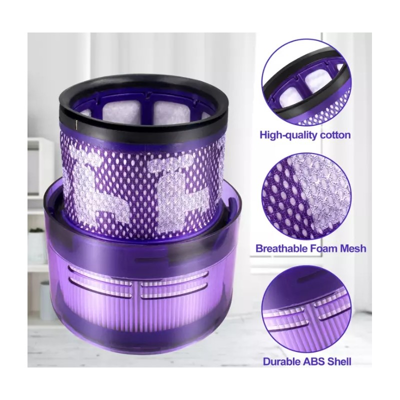 For Dyson 2 PACK Filters for Dyson SV19 Omni-Glide SV12