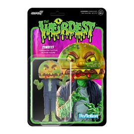 Super7 The Weirdest Zombeef Rotten Rangers - 3.75" The Weirdest Action Figure Campy Horror Collectibles and Retro Toys