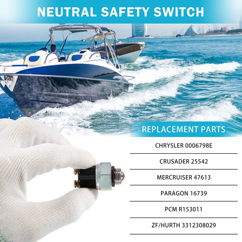 MerCruiser Marine Transmission Neutral Safety Switch 1000-640-004 for Velvet Drive