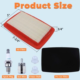 EBZ8500 EBZ7500 Air Filter Service Kit for Redmax EBZ7100 EBZ7150 EBZ8001 EBZ8050 Jonsered BB2280 Backpack Leaf Blowers, EBZ7500RH EBZ8500RH Tune-Up Kit T4012-82310 T4012-82311 T4012-82320