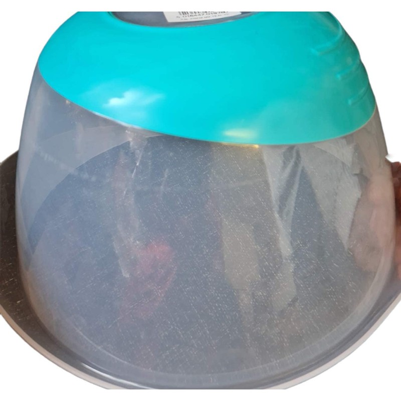 Whitefurze Premium Mixing Bowl, Teal, 6 litre