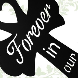 Queekay Grave Markers for Cemetery Memorial Gift Memorial Stakes I Have an Angle in Heaven Sympathy Graves Stakes for Garden(Forever in Our Hearts)