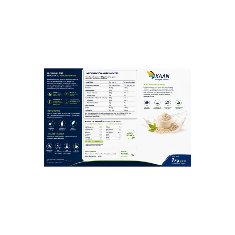 Suero De Leche Pro34 1 Kg