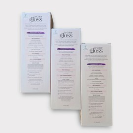 L'Oréal 3 x L'Oreal Paris Le Color Gloss One Step In-Shower Toning Hair Iridescent Plum