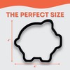 Piggy Bank Cookie Cutter with Easy Push Design