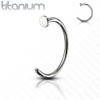 PiercedOff Titanium Nose Ring - Thickness 20GA (0.8mm) / Diameter