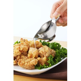 Yoshikawa 1104055 Squeezer, Made in Japan, Uguisu Shape, Lemon Squeezer, 18-8 Stainless Steel