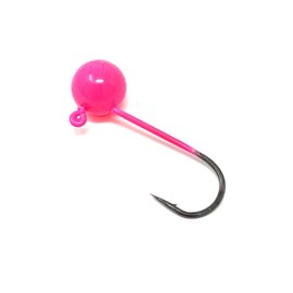 Prime Lures Blank Jig Heads (3/8oz, Pink, Chartreuse, Orange) - 12 Pieces