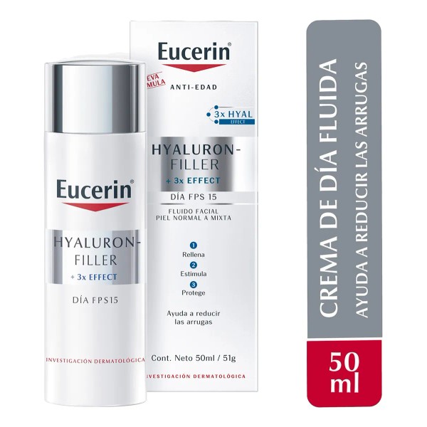 Crema Facial Eucerin Hyaluron Filler Fps15 X 50ml