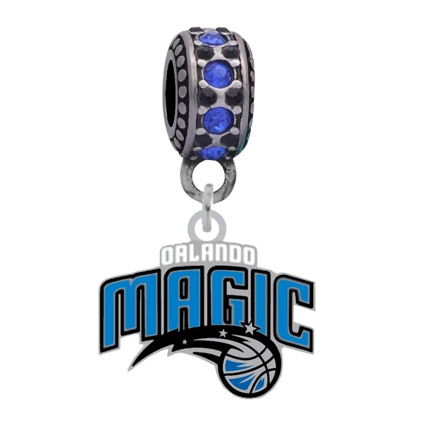 Orlando Magic Charm Fits Compatible With Pandora Style Bracelets