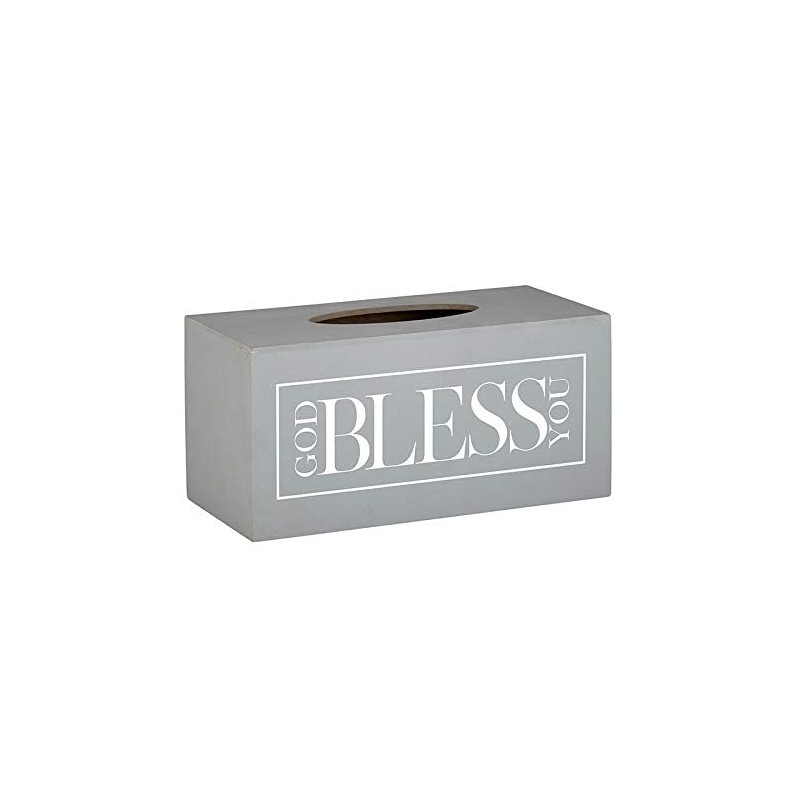 The Bridge Collection 'God Bless You' Decorative Wooden Tissue Box