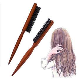 Boar Brush, 2 Pieces Hair Brush, Beard Brush for Men, Boar Bristle Brush, Natural Boar Bristle Brush, Hair Brush for Drawn Tail