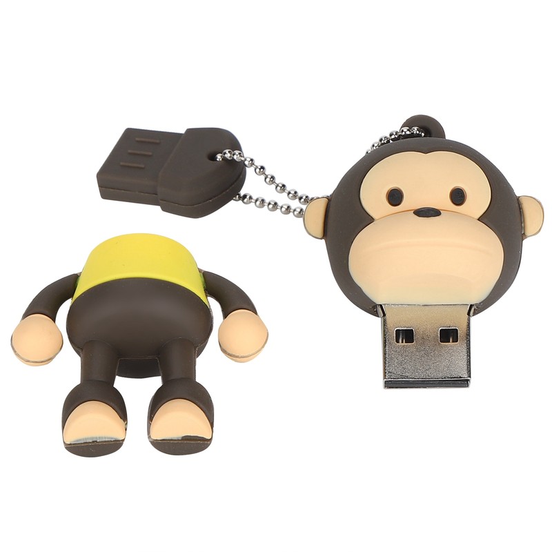 USB Flash Drive Interesting Cartoon Monkey Portable Storage Memory Stick