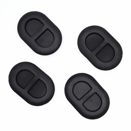 Floor Pan Drain Plug for Jeep Wrangler JK JKU JL 2007-2021 for Gladiator JT 68194821AA Oval Rubber Floor Pan Body Plugs（4PCS）