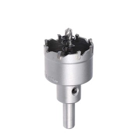 sourcing map Carbide Hole Cutter, Hole Saws for 0.5 mm - 3 mm Stainless Steel 5 mm Sheet Metal 40 mm