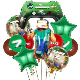 Pack of 12 Birthday Decorations, Birthday Decoration, Party Decoration Set with Balloons (A