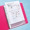 Elba, 100 x A4 Clear Plastic Pockets Multi Punched Polypropylene