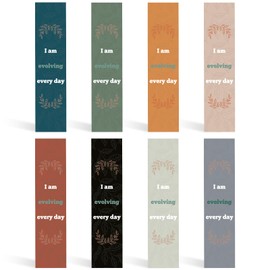 8 Pcs Gifts for Readers Book Lovers Women Inspirational Bookmarks Positive Page Marker for School Home Office Students Bookworm Motivational Bookmarks for Coworker Daughter Women Men