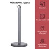 Novel Solutions Stainless Steel Matt Grey Coated Kitchen Towel Roll